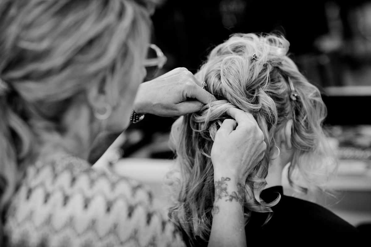 Gestylte, weiche Locken